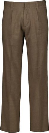 The Goodpeople Bart Tapered Check Broeken - Heren - Nette broeken - Bruin - W30 - Leer - Broeken