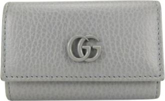 Gucci Pre-owned Vintage Sleuteletui - Dames - Vintage Accessoires - Grijs - ONE Size - Leer - Vintage