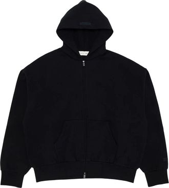 Fear of God Classic Full Zip-Up Hoodie Jet Black 192AS254780F
