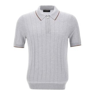 Gran Sasso T-shirts and Polos Grey - male - Gran Sasso - Polo Shirts - Gray - 3XL - Tops
