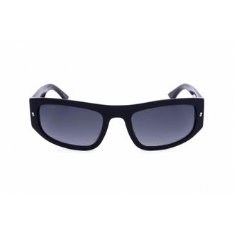 Dsquared2 Mens Black Rectangular Sunglasses ICON 0016/S