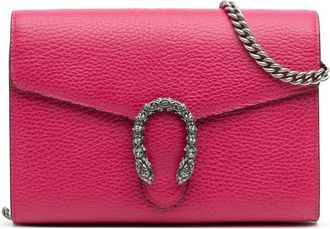 Gucci Pre-owned Gucci Leather Dionysus Wallet on Chain Ladies 401231 2149
