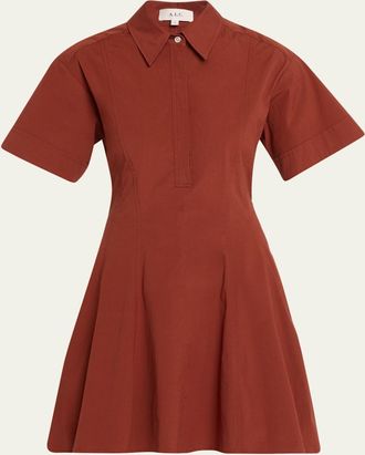A.L.C. Dell Short-Sleeve Mini Dress