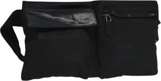 Gucci Pre-owned Vintage Heuptas - Dames - Vintage Heuptassen - Zwart - ONE Size - Nylon - Vintage