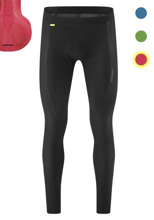 Gonso Fahrradhose GONSO Sitivo Tight M, Damen, Gr. 4XL, Normalgr&ouml;ssen, rot, 57% Polyamid, 28% Polyester, 15% Elasthan, Hosen Fahrradhose, Herren Radhose, Ra