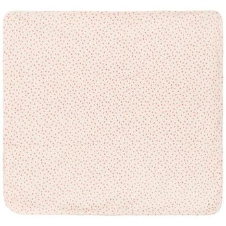 Fragile Crinkle Flower Print Knit Blanket in Cream/red at Nordstrom
