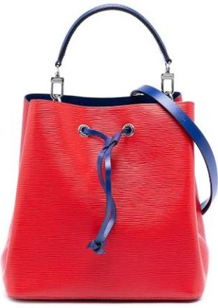 Louis Vuitton Pre-owned Neo Noe - Dames - Vintage Tas - Rood - ONE Size - Leer - Vintage