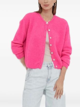 American Vintage Cardigan con bottoni - Rosa