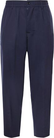 Giuliano Galiano Astro Wool Blend Gabardine Pants