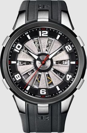 Perrelet Turbine Automatic Black Dial Mens Watch A1082/1