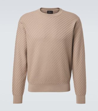 Brioni Cotton, silk, and cashmere sweater