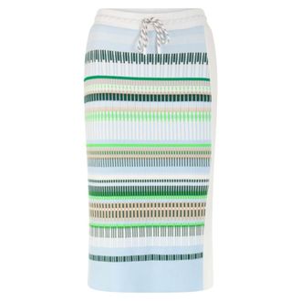 Marc Cain Rechte midi-jacquardsrok - Dames - Rokken - Veelkleurig - Maat: XS Katoen
