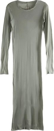 Rick Owens Abito midi a maniche lunghe - Grigio