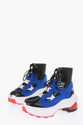 Maison Margiela REEBOK MM22 Stivali TABI PROJECT 0 B in pelle e tessuto Maison Margiela
