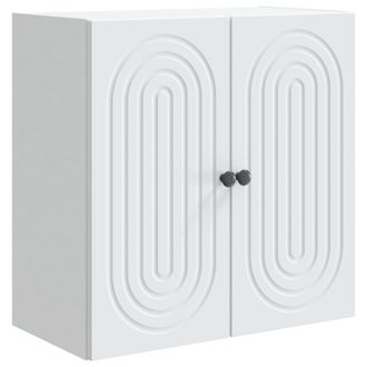 vidaXL Armario De Pared Blanco 59 X 31 X 60 Cm Madera De Ingenier&iacute;a Vidaxl