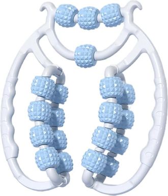 OEM 2-delige Biljmassageapparaat, 20 Rollen, Stimuleert Bloedsomloop, Geschikt Voor Voet (blauw)