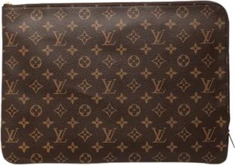 Louis Vuitton Pre-owned Etui Voyage GM - Dames - Vintage Clutch - Bruin - ONE Size - Vintage