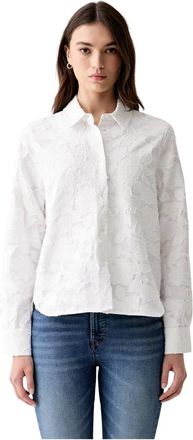 Joop Overhemden > Shirts - Dames - Overhemden - Wit - XS - Katoen - Overhemden