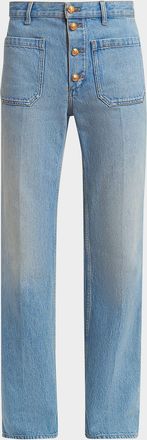 Valentino Garavani Men & apos;s Patch Pocket Jeans