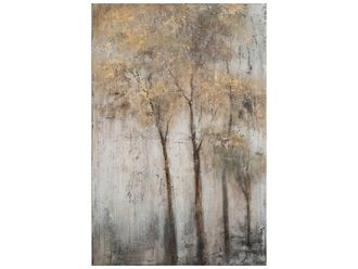 Schubiger M&ouml;bel Bild B&auml;ume im Morgengrauen 2