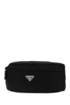 Prada Mens Black Re-Nylon Belt Bag Nero Marsupi