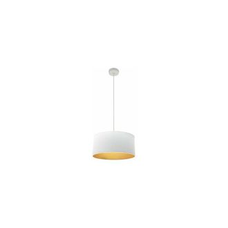 Fabrilamp Colgante Anuska 1xe27 Blanco/blanco-oro Regx40x40 Cm