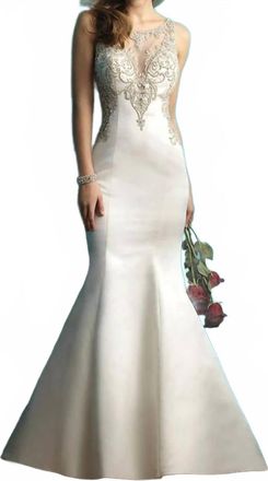 Allure Bridals Mermaid Wedding Gown In Ivory