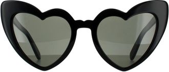 Saint Laurent Cat Eye Black Grey Sunglasses