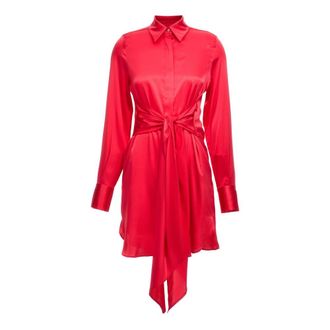 Le Twins LE Twins, Dames, Jurken, Roze, Maat: 2XS Zijde