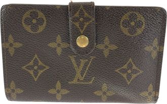 Louis Vuitton Brown Pvc Wallet (Bi-Fold) (Pre-Owned)