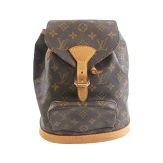 Louis Vuitton Pre-owned Backpacks, female, Brown, Size: ONE SIZE Pre-owned Canvas louis-vuitton-bags
