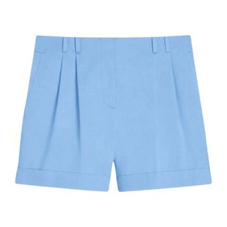 Max Mara Short Shorts, female, Blue, Size: M Max Mara Studio Shorts Light Blue