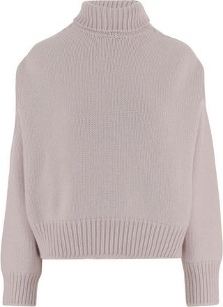 SA SU PHI Cashmere coltrui - Dames - Cashmere truien - Roze - XS - Truien & Vesten