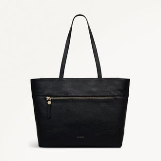 Radley London Black Medium Ziptop Tote Fountain Road AW25 Radley London