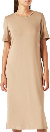 Pieces Womens Pconika SS Midi Dress Noos, Silver Mink, L