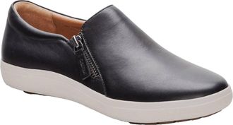 Aetrex Womens Jenna Slip-On Sneakers In Black