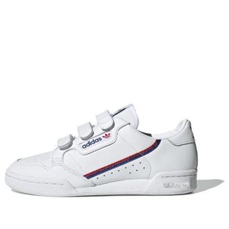 adidas (WMNS) adidas Continental 80 Strap White Blue Red EE5577