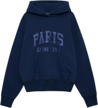 Anine Bing Hoodies, female, Blue, Size: S Debbie Sweat &agrave; capuche