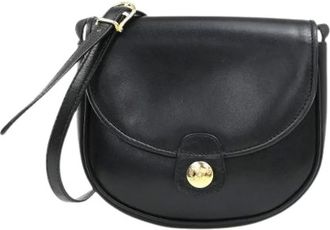 Celine Pre-owned Cross Body Bags, female, Black, Size: ONE SIZE Pre-owned Vintage Leather Cross Body Bag