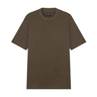 Emporio Armani T-shirts en Poloshirts Groen - Heren - T-shirts - Groen - M - Tops