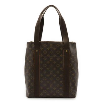 Louis Vuitton Brown Monogram Canvas Shoulder Bag Tote Bag (Pre-Owned)