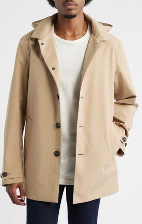 Save The Duck Benjamin Waterproof Rain Jacket in Stardust Beige at Nordstrom, Size Xx-Large