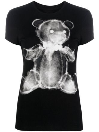 Philipp Plein T-shirt met grafische print - Zwart