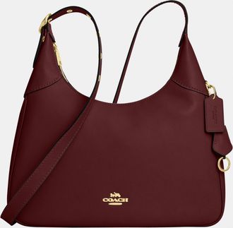 Coach Womens Ella Shoulder Bag in Soft Smooth Leather - Red - One Size