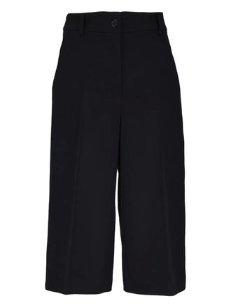 Akris Chiana tailored knee-length shorts - Zwart