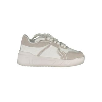 Ga&euml;lle Paris Bianco Polyurethane Women Womens Sneaker