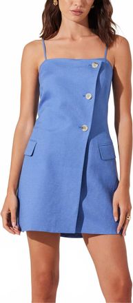 Astr Womens Azria Dress In Blue
