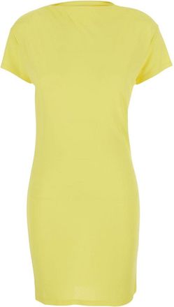 Jacquemus Yellow Boat Neck Dress