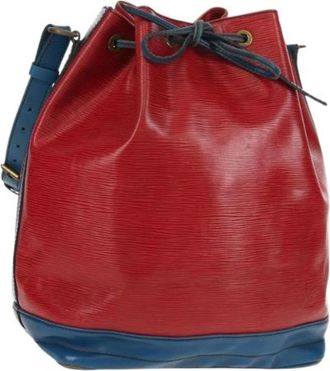 Louis Vuitton Pre-owned Vintage Bucket Bag - Dames - Vintage Tas - Rood - ONE Size - Leer - Vintage