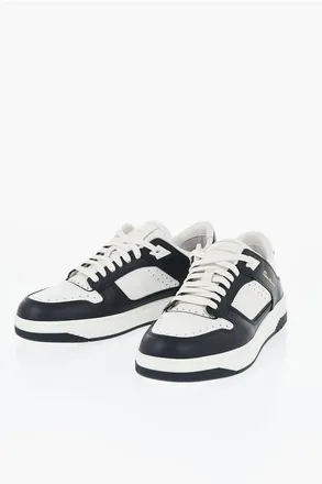 Santoni Leather Sneakers AIR With Contrast Details size 39,5